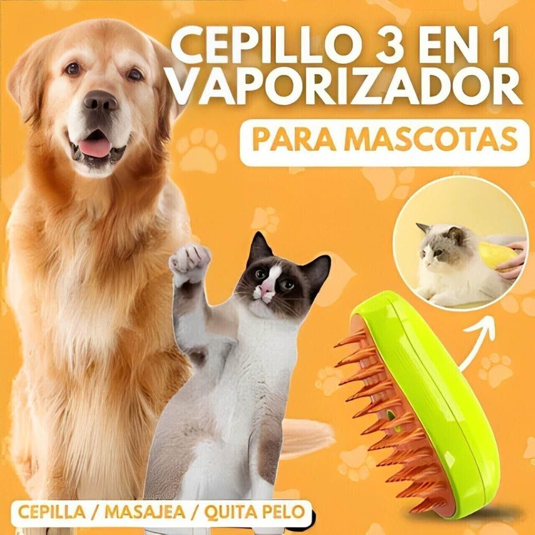 Cepillo de Vapor Mascotas